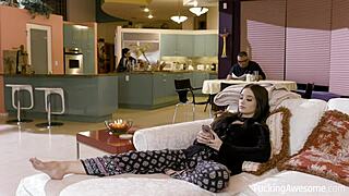 Bad girl Gia Paige, let’s see that hardcore muff diving action now!