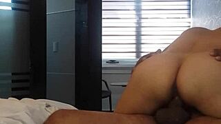 Want to see me riding my partner's ass hard?