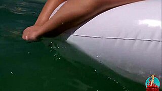 My Husband, Unicorn, and I Play Erotically on Public Beach