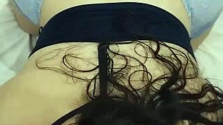 She sucks boyfriend's cock with big ass enthusiasm!