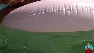 My Husband, Unicorn, and I Play Erotically on Public Beach