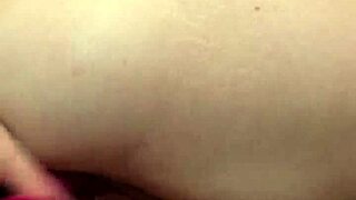 Busty teen 18+ drills her tight pussy in steamy shower scene