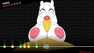 Toriel Gets Banged By Big Cocks In Group Action