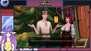 Legendary Orgy Dream: Brunette Anime Girl Sucks Big Cock in Group Action