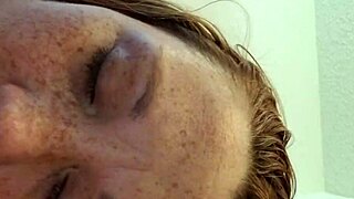 wife and i having a quickie in the bathroom with big tits