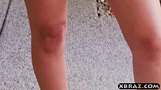 A latina teen with big natural boobs gets fucked hard by an older guy in an intense old and young encounter