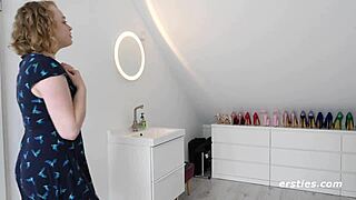 Sarah indulges in her favorite toys, exploring her body with piercings and big tits