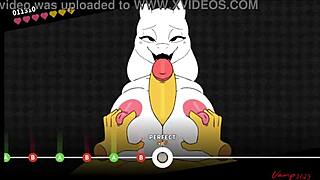 Toriel Gets Banged By Big Cocks In Group Action