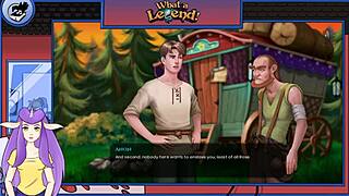 Legendary Orgy Dream: Brunette Anime Girl Sucks Big Cock in Group Action