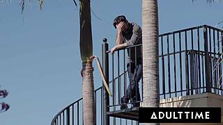 I seduce older boyfriend with my perfect titties in adult time