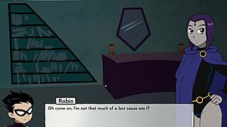 starfire sucking that big dick in the game