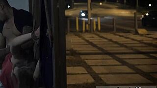 Blonde Teen Gets Bound And Anal Punished In Garage