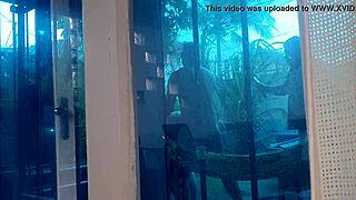 Latina Wife Gets Fucked by Big Dicks While Cuckold Neighbor Watches