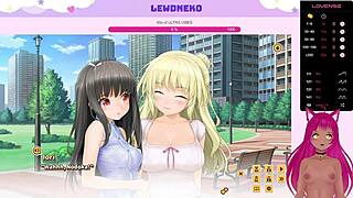 Vtuber Lewdneko plays Love Cubed part 5 in this cute dating game