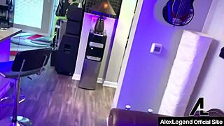 alix lynx gets creampied by alex legend in pov, her blonde teen pussy filled without removing leggings