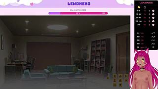 Vtuber Lewdneko plays Love Cubed part 5 in this cute dating game