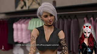 Steps Of Debauchery: Buying A Dress At The Shop