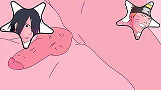 Naruto and Sasuke finally give in to their gay desires in this hot anime scene 😏💥