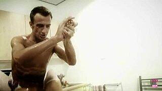 Hey, watch this blonde bimbo ride her man's cock in heels and lingerie until he cums! 😏