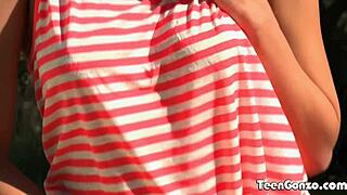 wow, teengonzo teen 18+ with natural tits gets banged by white fat dick in doggystyle!!