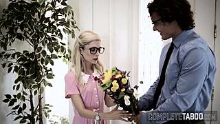 taboo teen gets group bukkake with facials and blowjobs