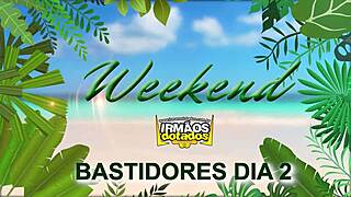 Endowed brothers in weekend orgy backstage