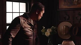 Do the witching babes swallow Hunter's big fat cock in Delphine films?