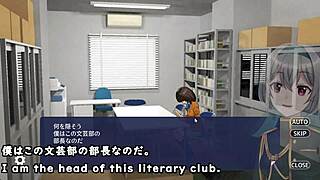 Shadows are having sex in the clubroom in this game.