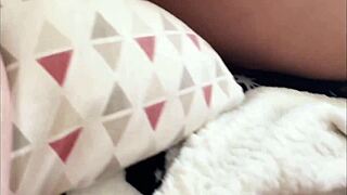 Amateur Couple Engages In Intense Morning Threesome Fucking, Their Big Asses Bouncing Wildly.