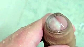 i cum so good in the shower, feeling amazing