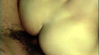 brunette in bath licks and fucks big black cock