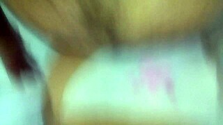 Anal sex with cat lingerie on