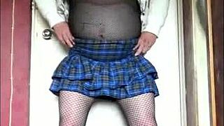 Bisexual sissy crossdresser in action