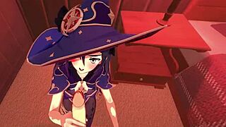 Pov Fucking Mona in the Piledriver and Giving Her a Facial Genshin Impact Hentai