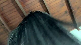 Latina teen 18+ amateur rides big cock hard