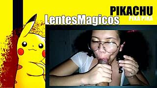 Colegiala Sucia Con Lentes Edad 20 Años Aprendiendo A Mamar