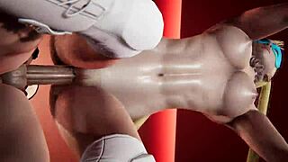 r mika gets creampied by chun li in futa street fighter