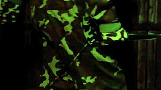 Sexy Brunette Cheerleader Undresses in Pool