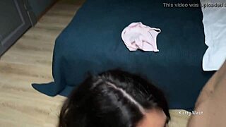 Teen 18+ Gives POV Blowjob And Plays With Foreskin On Big Dick