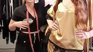 i love bettie ballhaus's natural big tits in leather pants so sexy