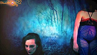 when you give a demon head in halloween costume roleplay