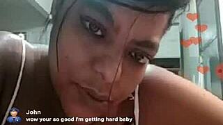 Brazilian BBW teases with big tits on webcam