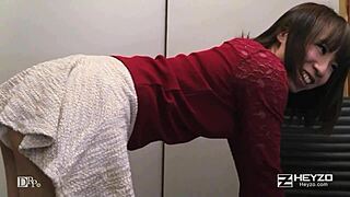 Japanese beauty Mayoi Sakuya gets shaved and creampied in raw AV interview scene. Filmed instantly for ultimate thrill.