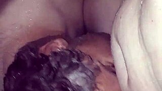 in the shower, i got a delicious blowjob and came three times