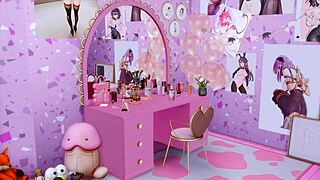 Rough stepdaughter seduces pizza guy to cum on pizza in hentai