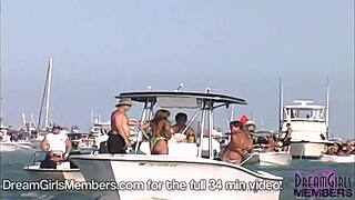 Your Favorite Bartender Flashes Tits And Ass At The Party!