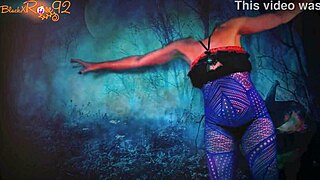 when you give a demon head in halloween costume roleplay