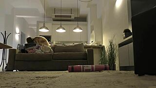 Hey, wanna see this fitness model’s tight pussy during yoga?