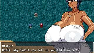 Tanned Girl Natsuki Defeats Lord Impregnaria In Hentai Game