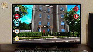 in harem hotel 57, the anime characters gather for a game session